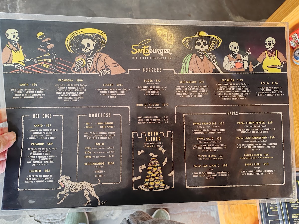 Menu Santa Burger Puebla-3