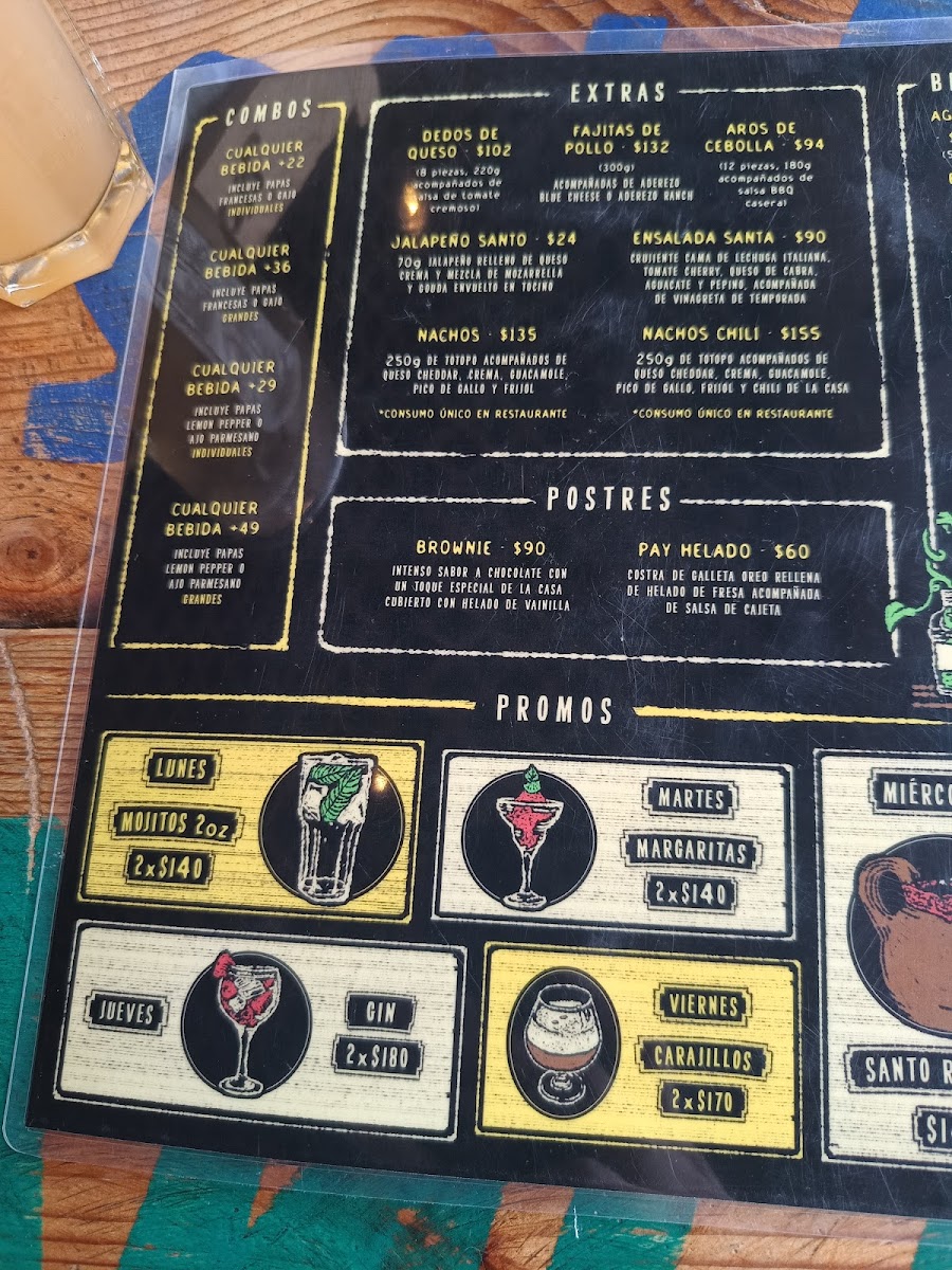 Menu Santa Burger Puebla-4