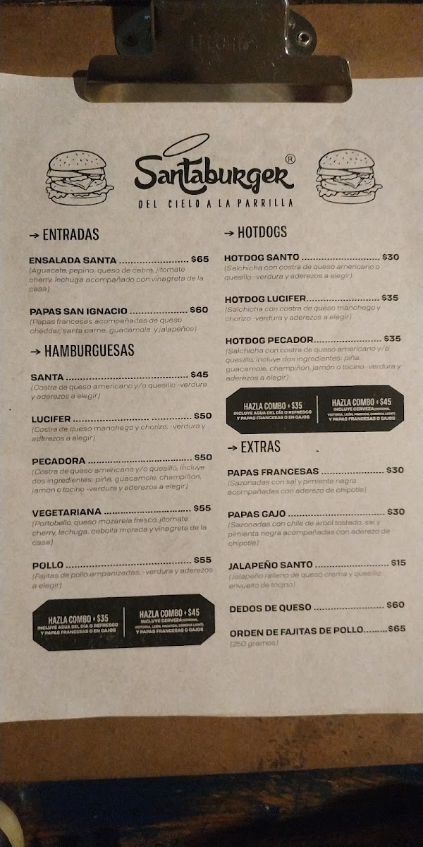 Menu Santa Burger Puebla-8